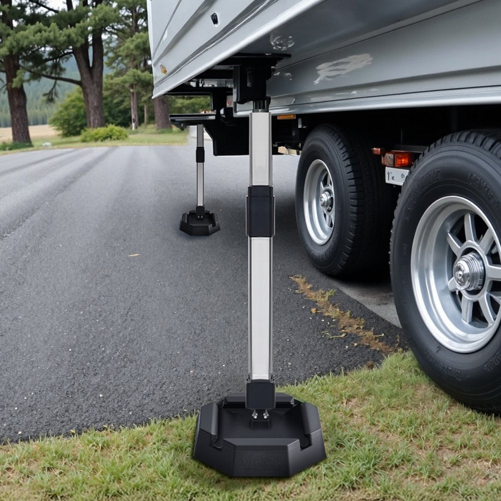 CXFC06-4 - 5.5" Rubber RV Leveling Pads, 5000 lbs Capacity, Anti-Slip Design