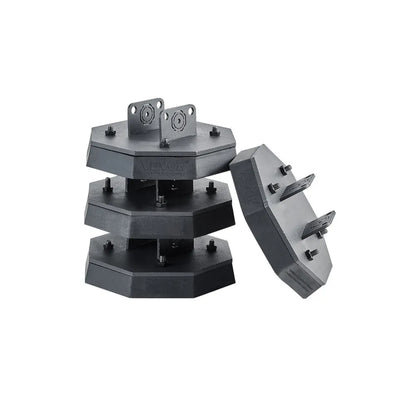 CXFC06J-4 - 4 Pcs Rubber RV Leveling Pads, 5000 lbs Capacity, Anti-Slip