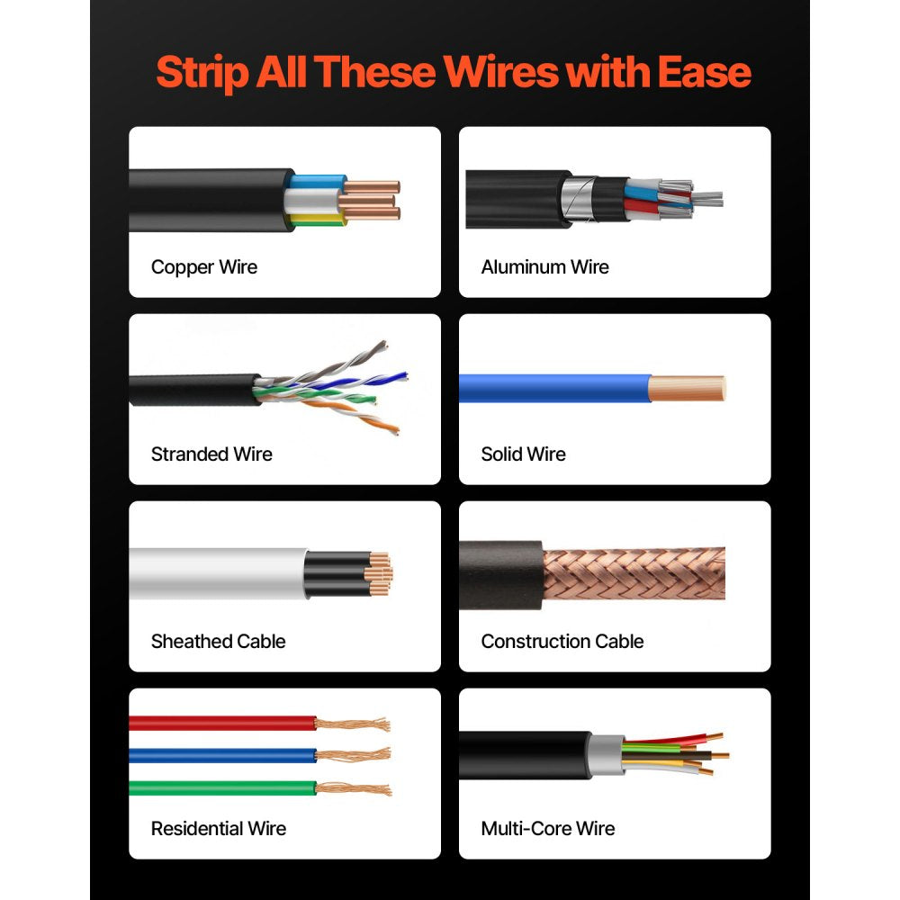 SMS-002 - 400W Electric Wire Stripper, 0.06-1.57” Adjustable Speed