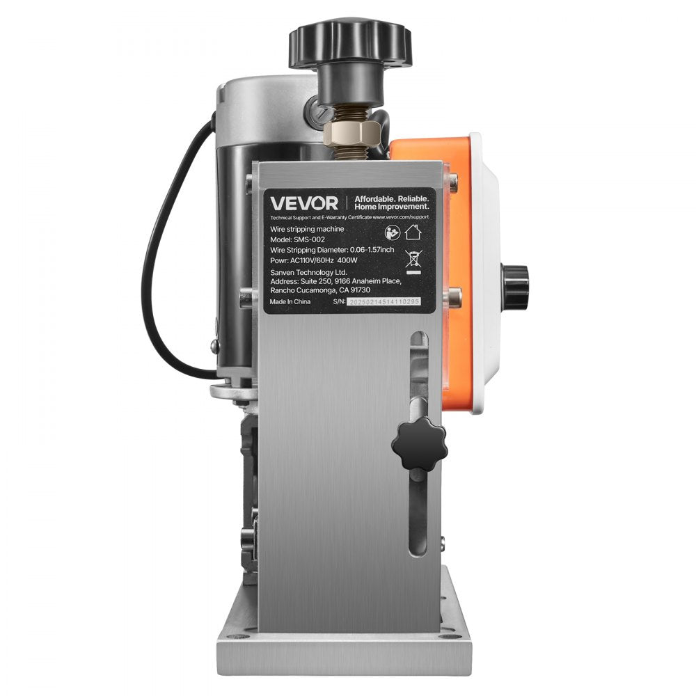 SMS-002 - 400W Electric Wire Stripper, 0.06-1.57” Adjustable Speed