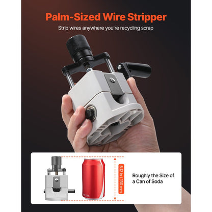 SD-003 - Compact Manual Wire Stripper for 0.06-1 Inch Wires