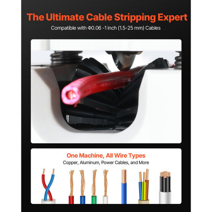 SD-003 - Compact Manual Wire Stripper for 0.06-1 Inch Wires
