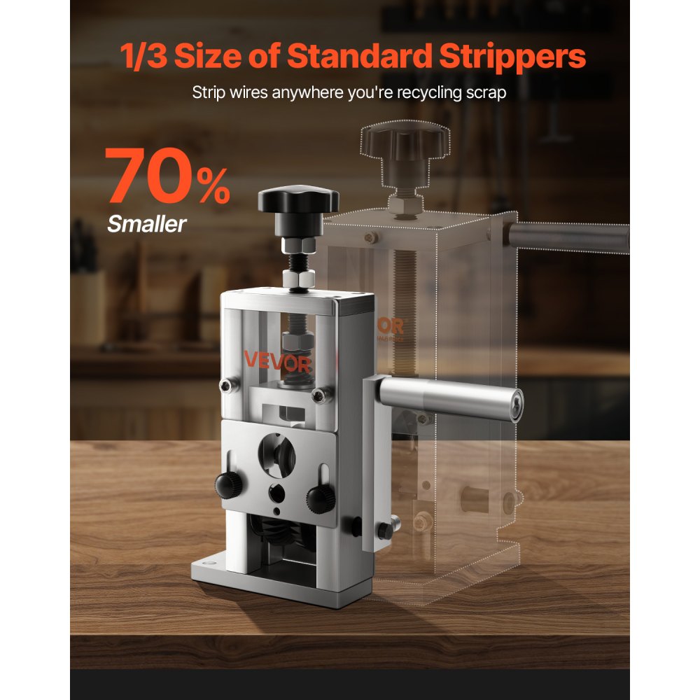 SD-004 - Compact Manual Wire Stripper for 0.06-1 inch Wires