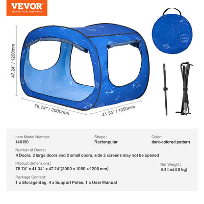 140190 - Privacy Bed Tent 78.74" for Enhanced Sleep Quality