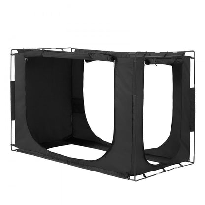 140189 - 3-Entry Bed Tent: 75" x 39" x 47", 70% Blackout Design