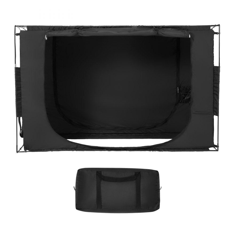 140189 - 3-Entry Bed Tent: 75" x 39" x 47", 70% Blackout Design