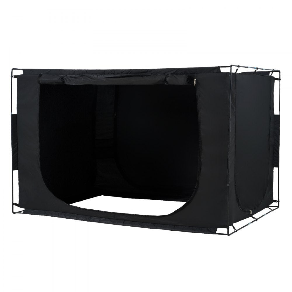 140188 - 80" Blackout Bed Tent with Mesh Pockets & Dual Zippers