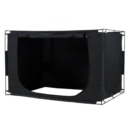 140188 - 80" Blackout Bed Tent with Mesh Pockets & Dual Zippers