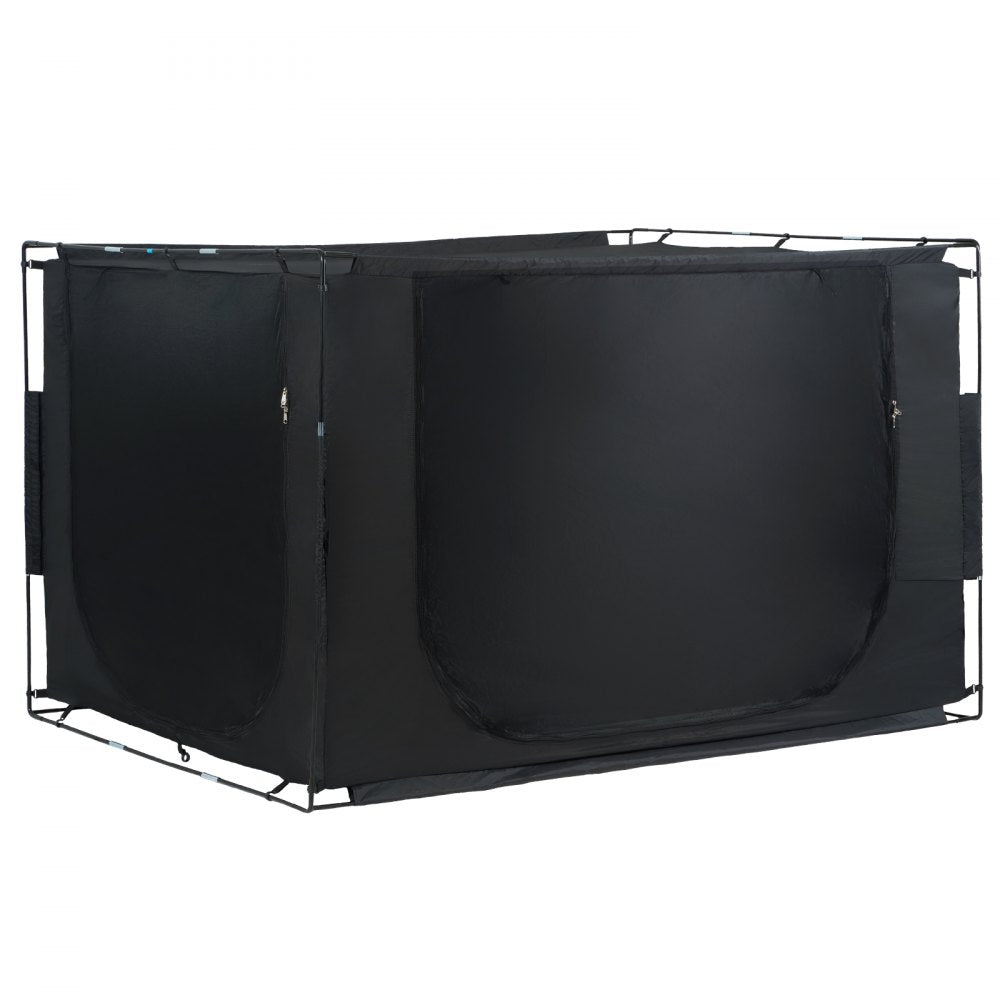 140188 - 80" Blackout Bed Tent with Mesh Pockets & Dual Zippers