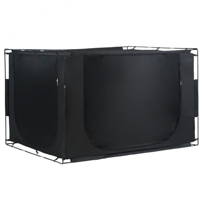 140188 - 80" Blackout Bed Tent with Mesh Pockets & Dual Zippers