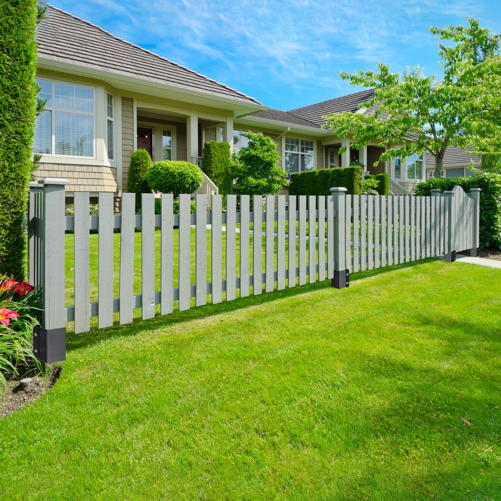 FX-3.5-24-8 - Heavy-Duty 24in Steel Fence Post Anchor for Stability