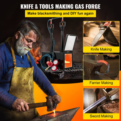 CMPROF-2+1D - Portable High-Temperature Farrier Furnace with Accessory Kit