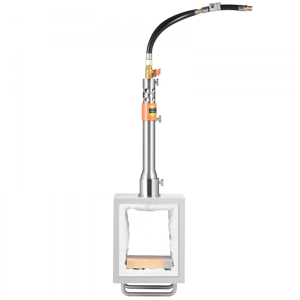 JHBXG2C - VEVOR 2-Burner Propane Forge, 2600°F High-Performance Metal Crafting