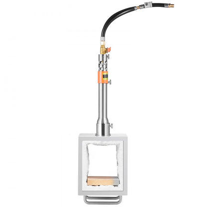 JHBXG2C - VEVOR 2-Burner Propane Forge, 2600°F High-Performance Metal Crafting