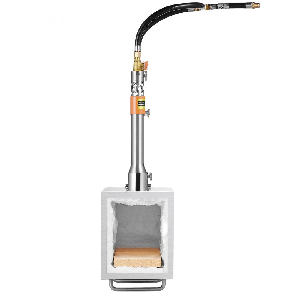 JHBXG3C - VEVOR 3-Burner Portable Propane Forge with 2600°F Capacity
