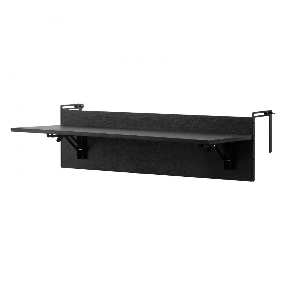 DL-BC03 - Versatile Folding Balcony Table with Stainless Steel Bracket, 12 x 32 in