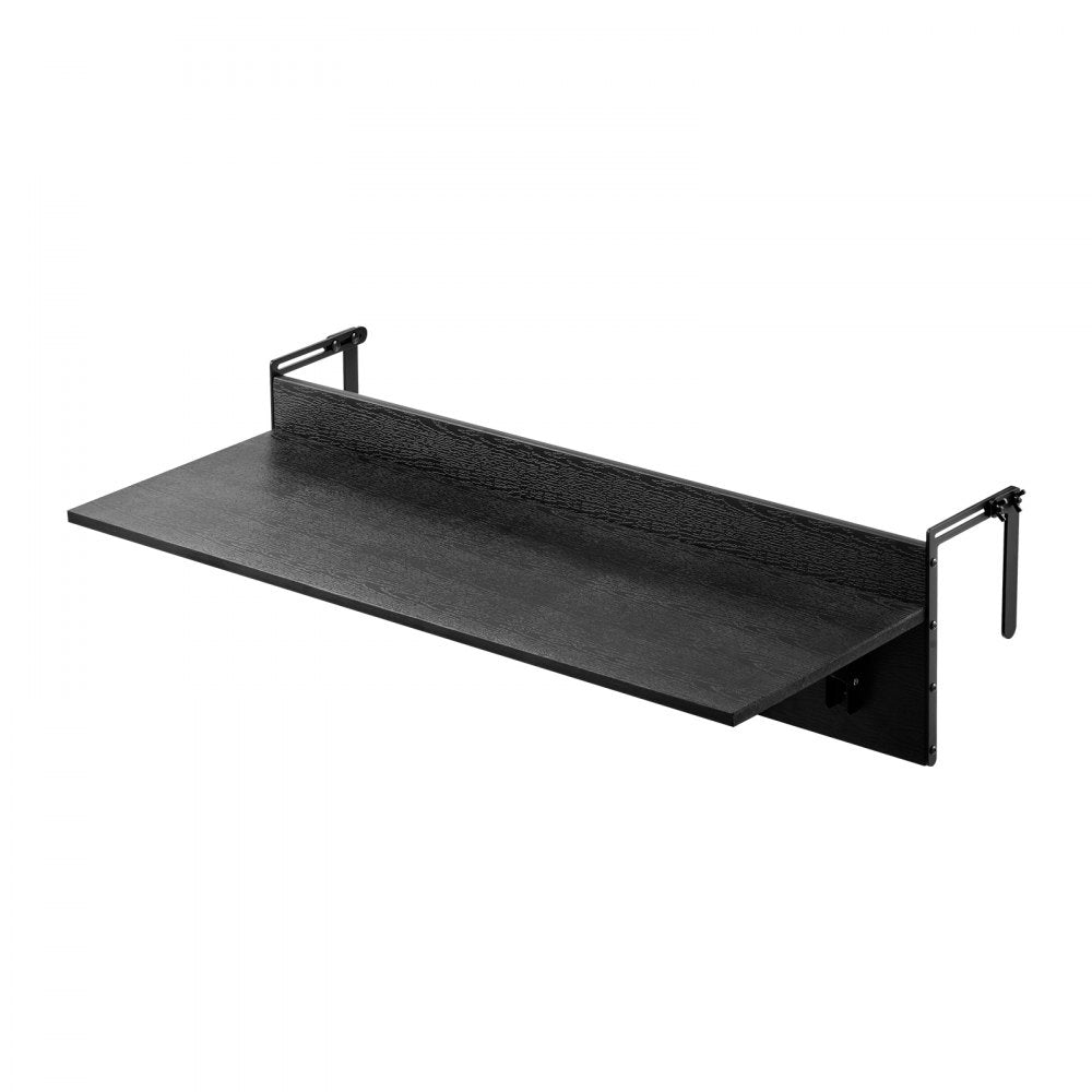 DL-BC03 - Versatile Folding Balcony Table with Stainless Steel Bracket, 12 x 32 in