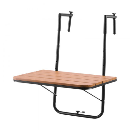 DL-BC01A - Folding Stainless Steel Balcony Table with Adjustable Height