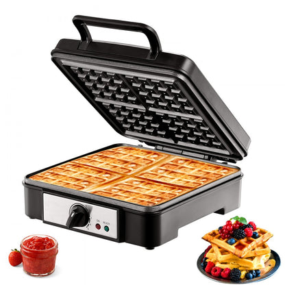 SW-2030M - 1200W 4-Slice Waffle Maker for Quick, Delicious Breakfasts