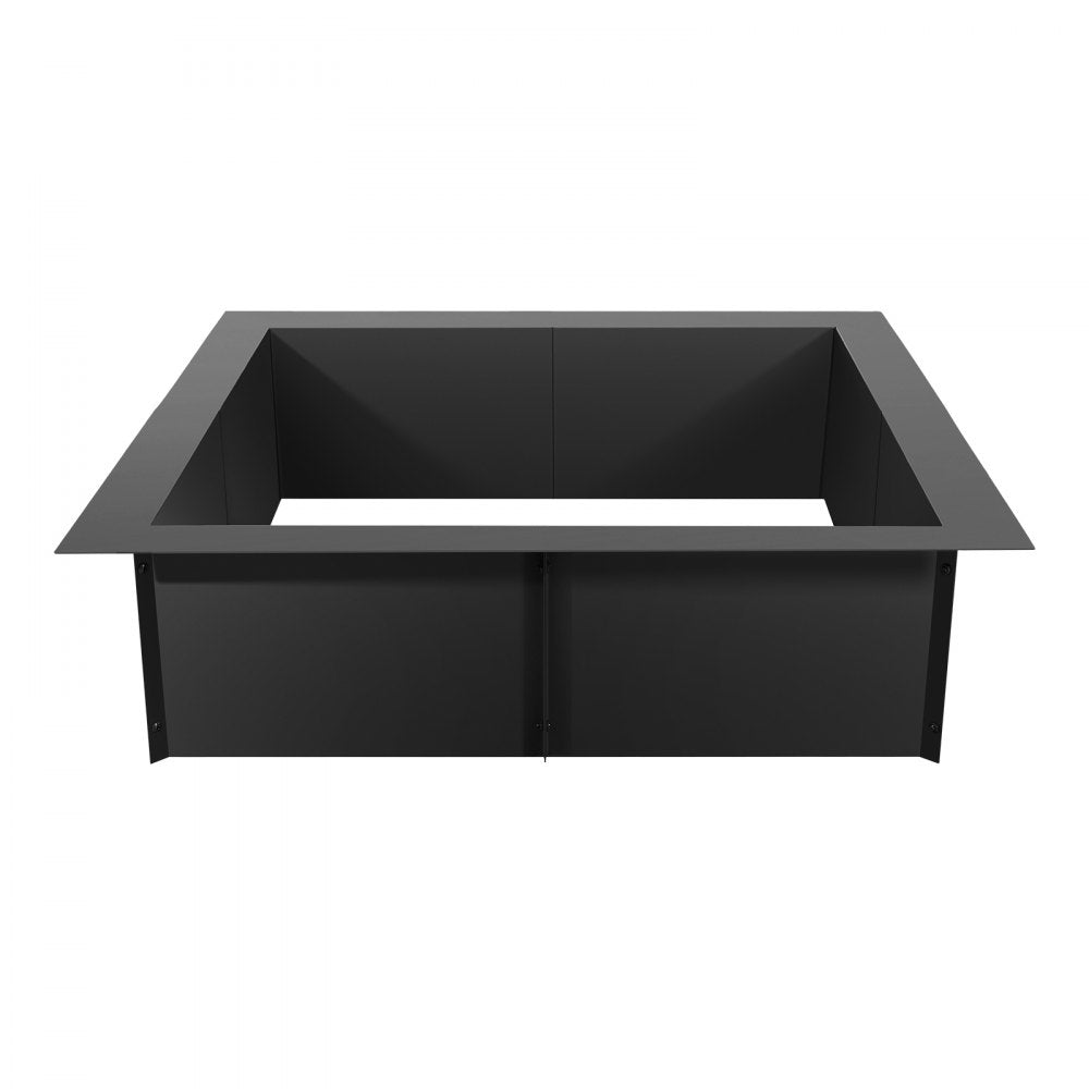 YCIS-30001-30 - 36" Square High-Temp Steel Fire Pit Ring with Matte Black Finish
