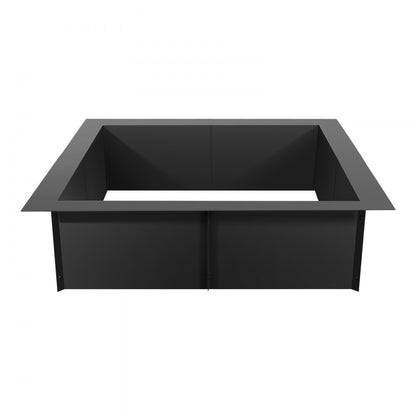 YCIS-30001-30 - 36" Square High-Temp Steel Fire Pit Ring with Matte Black Finish