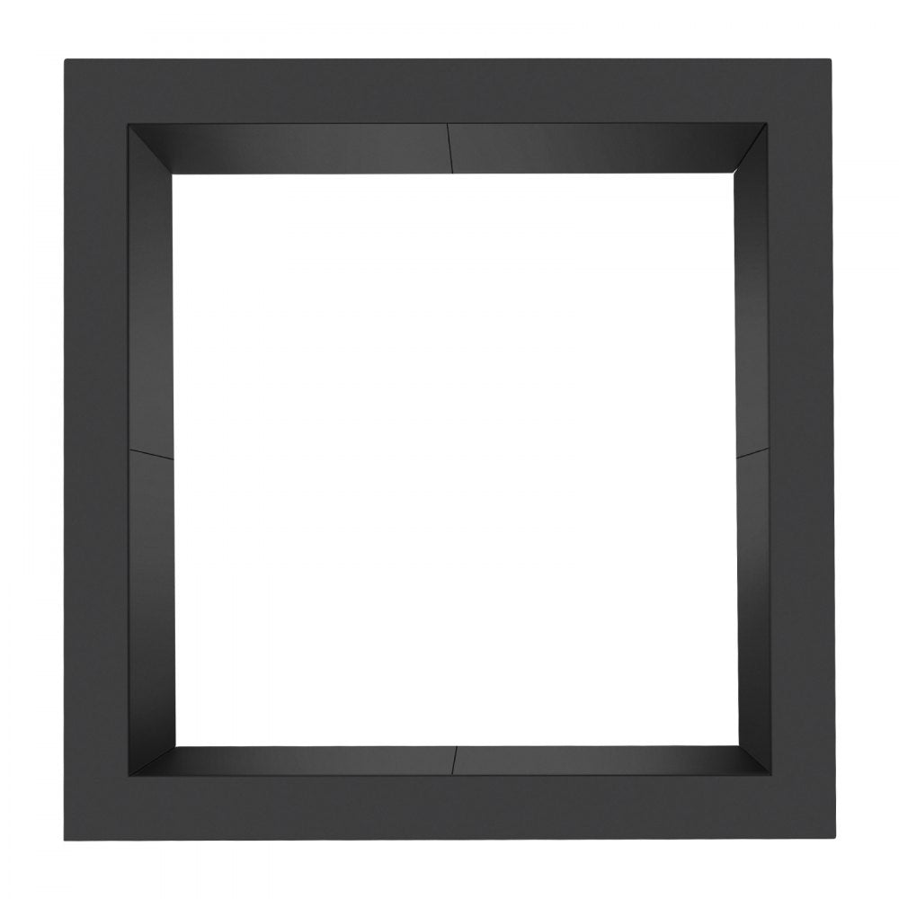 YCIS-30001-30 - 42" Matte Black Steel Fire Pit Ring for Cozy Gatherings