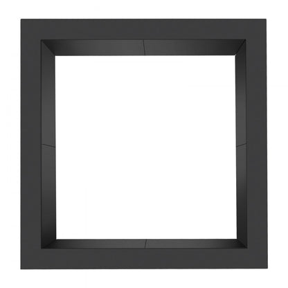 YCIS-30001-30 - 42" Matte Black Steel Fire Pit Ring for Cozy Gatherings