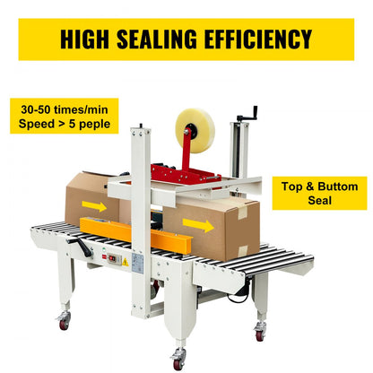FXJ-4030 - Adjustable Box Sealing Machine for Cartons 3.2-11.8" Wide