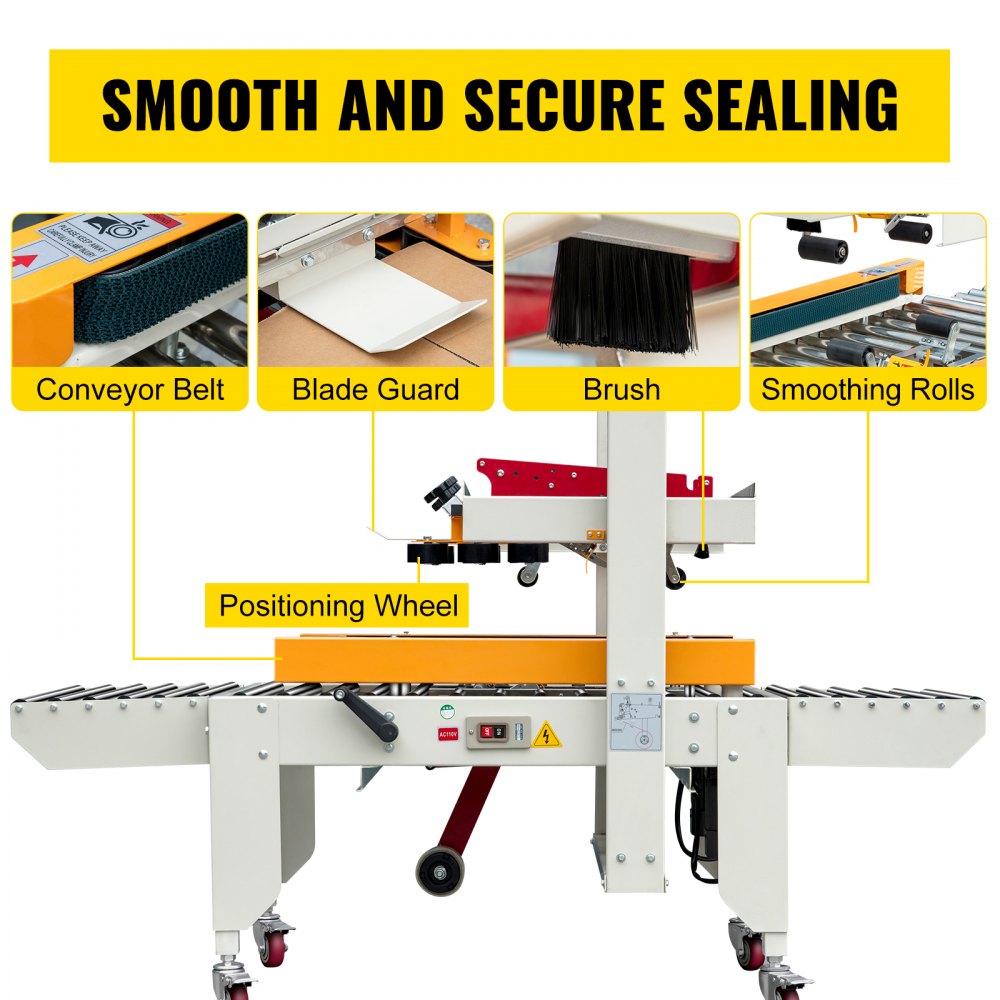 FXJ-4030 - Adjustable Box Sealing Machine for Cartons 3.2-11.8" Wide