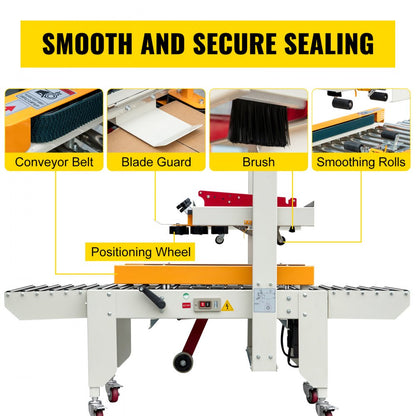 FXJ-4030 - Adjustable Box Sealing Machine for Cartons 3.2-11.8" Wide