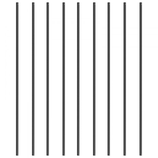 FX-44in-11 - 44" Matte Black Aluminum Balusters for Easy Indoor/Outdoor Install