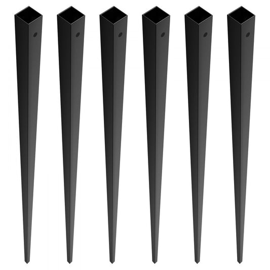 FX-44in-31 - Matte Black Outdoor Metal Balusters for Stylish Stair Railing