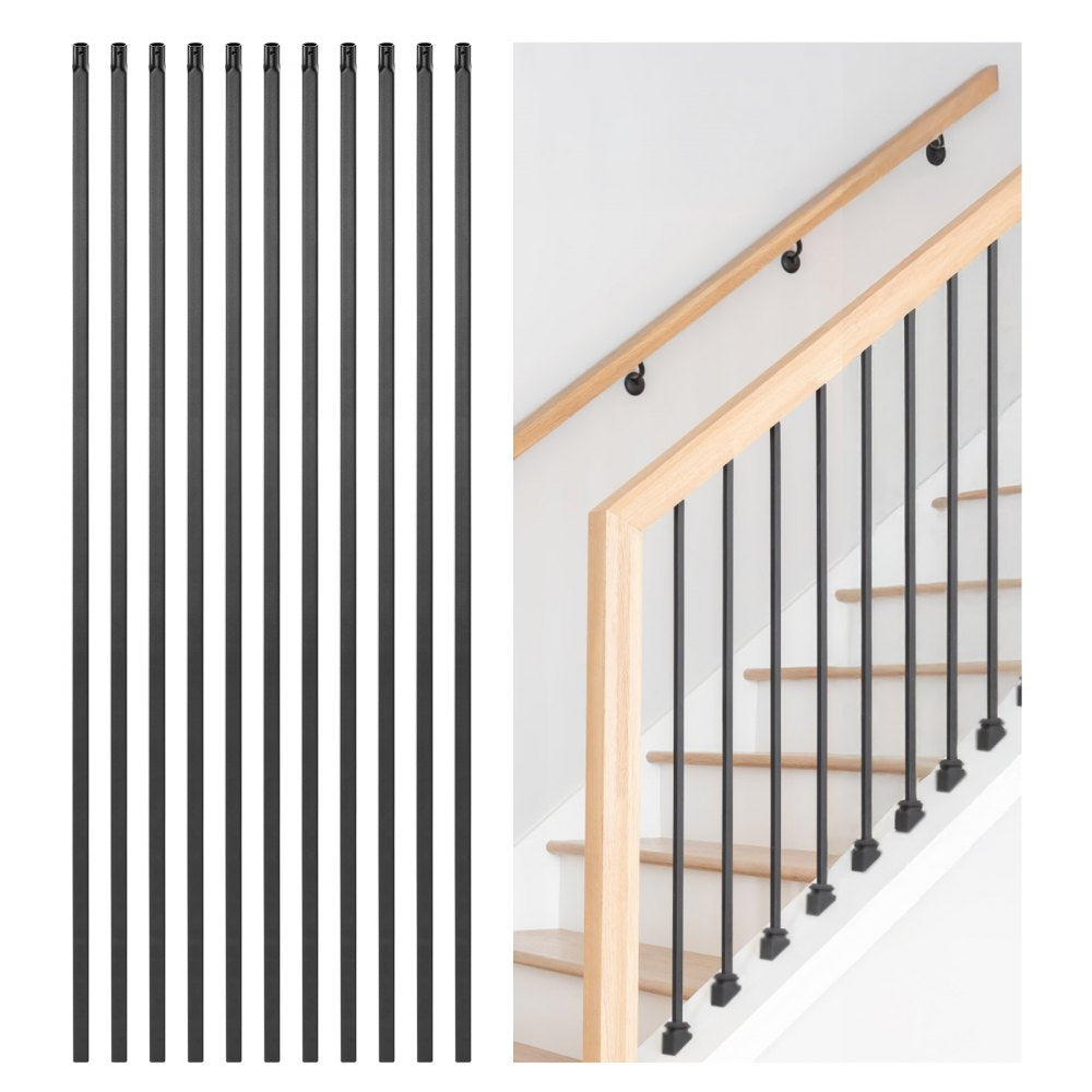 FG127-1117B-11 - 44" Durable Carbon Steel Stair Balusters - 11 Pack