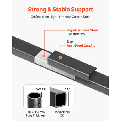 FG127-1117B-31 - 44" Carbon Steel Stair Balusters - Durable & Rustproof