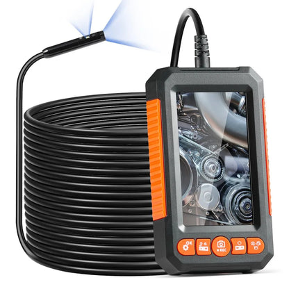 C43 - VEVOR 49.2FT Dual Lens Endoscope with 4.3" Screen & Lights