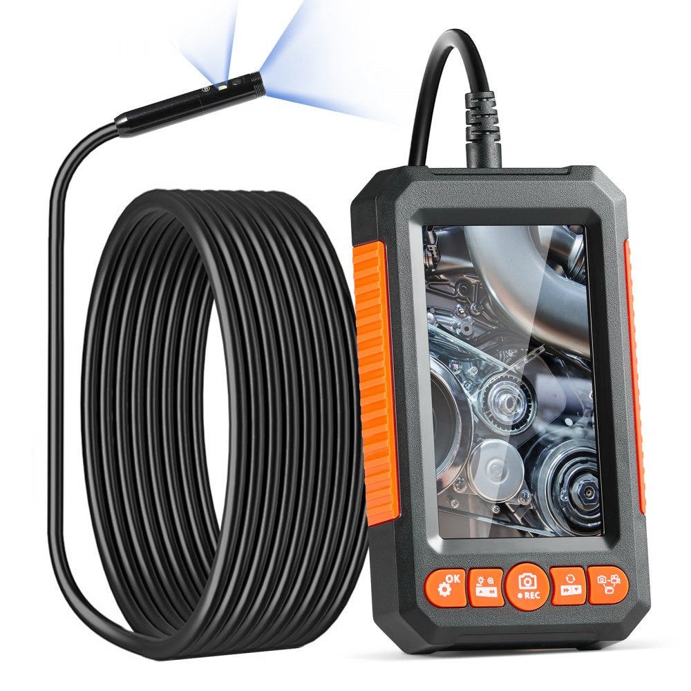 C43 - 16.4FT Dual Lens Endoscope with 4.3" Display and Adjustable Light