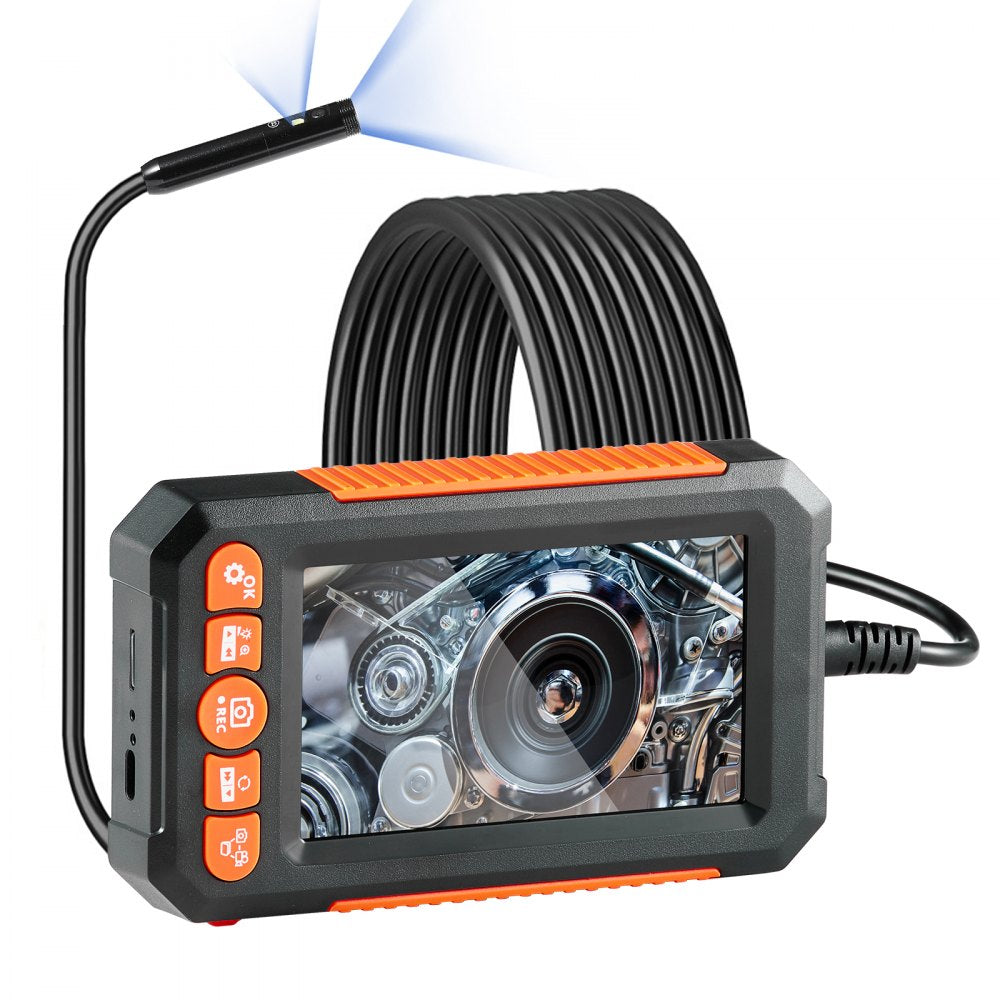 C43 - 16.4FT Dual Lens Endoscope with 4.3" Display and Adjustable Light