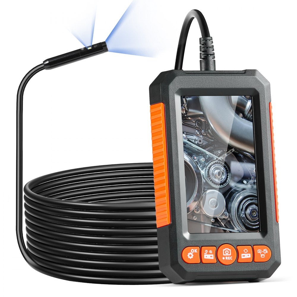 C43 - 16.4FT Dual Lens Endoscope with 4.3" Display and Adjustable Light