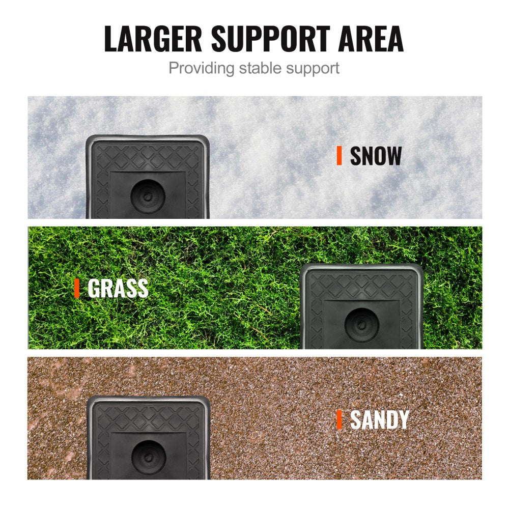 CXFC02 - 6000 lbs Polypropylene RV Stabilizing Blocks for Easy Leveling