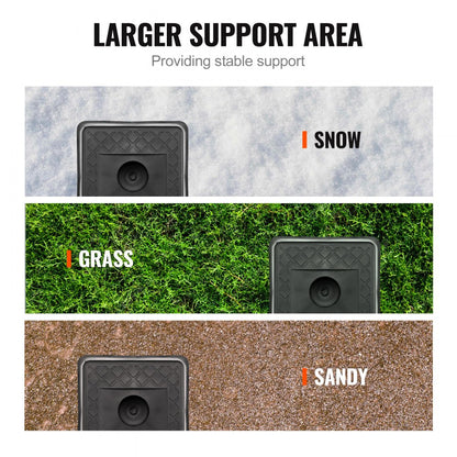 CXFC02 - 6000 lbs Polypropylene RV Stabilizing Blocks for Easy Leveling