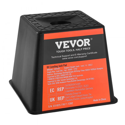 CXFC02 - 6000 lbs Polypropylene RV Stabilizing Blocks for Easy Leveling