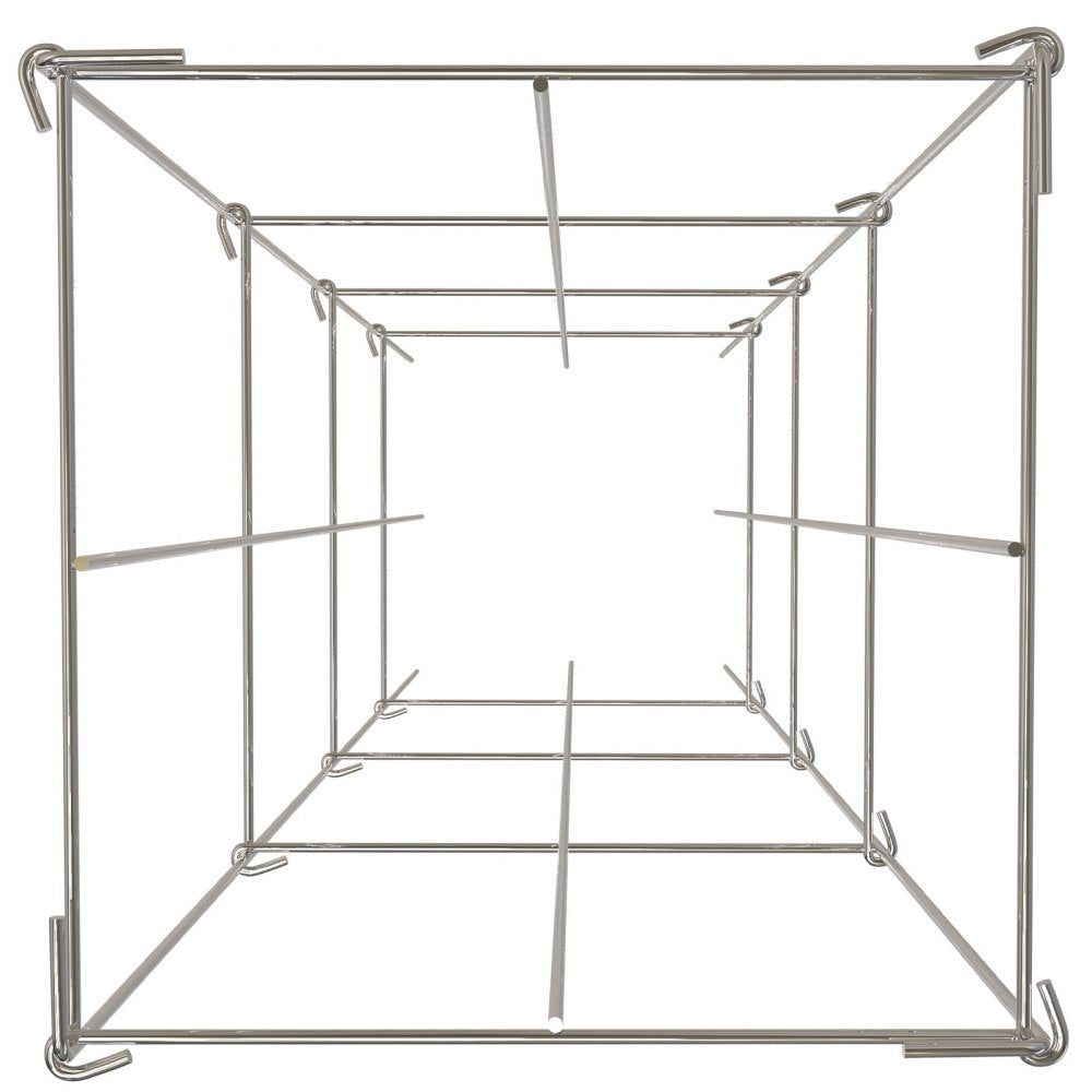 VV-KZDFQJ11.8X46YS5Z - Heavy-Duty 5-Pack Tomato Cages, 11.8" x 46.1" Support
