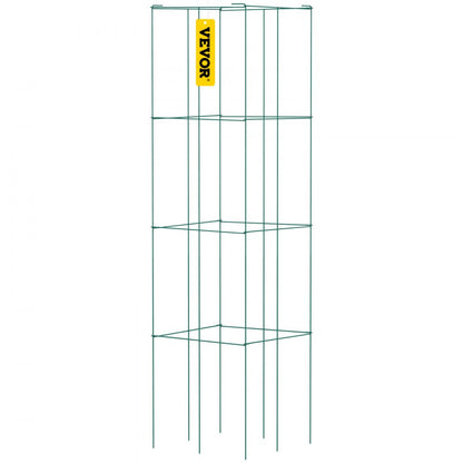 VV-KZDFQJ11.8X46LS10Z - 10 Pack Steel Tomato Cages, 11.8" x 16.1" Height
