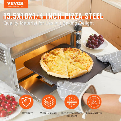 JHQ-CCP-340*250-6 - 13.5" Carbon Steel Pizza Steel for Perfect Baking