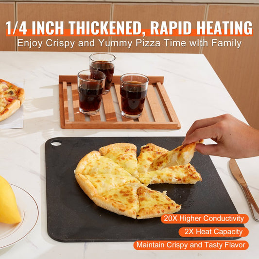 JHQ-CCP-340*250-6 - 13.5" Carbon Steel Pizza Steel for Perfect Baking