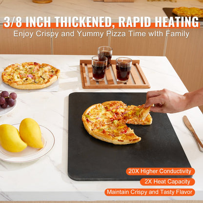 JHQ-CCP-508*355-10 - 20" VEVOR Pre-Seasoned Pizza Steel Plate for Perfect Baking