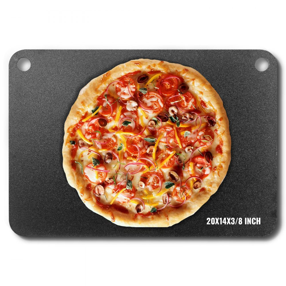 JHQ-CCP-508*355-10 - 20" VEVOR Pre-Seasoned Pizza Steel Plate for Perfect Baking