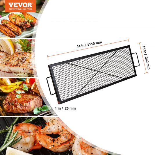 JY-MY-YKW44 - Heavy-Duty Q235 Steel Fire Pit Grill Grate, Portable & Durable