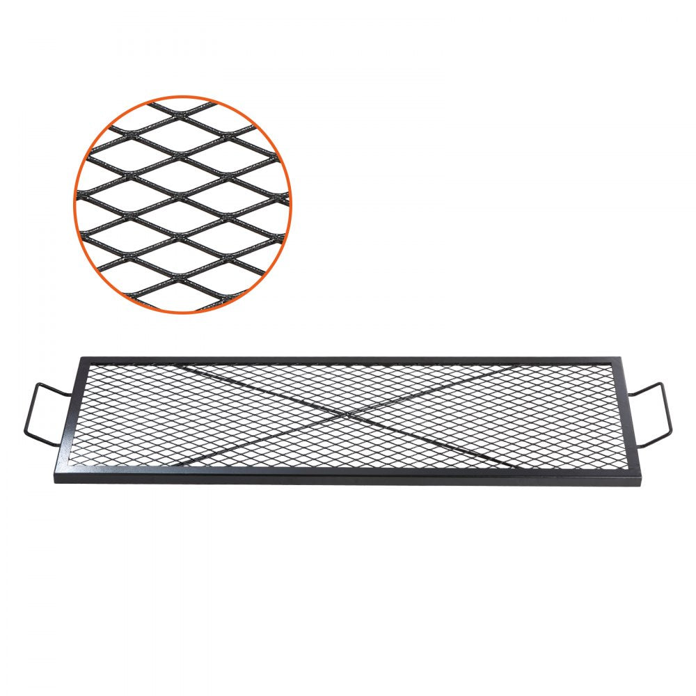 JY-MY-YKW44 - Heavy-Duty Q235 Steel Fire Pit Grill Grate, Portable & Durable