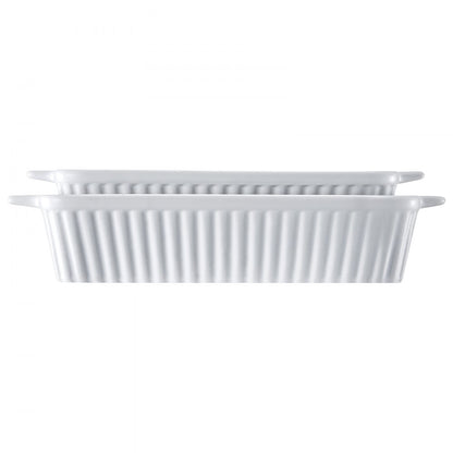 JH-B2022090216-ML - Elegant Ceramic Baking Dish Set with Double Handles